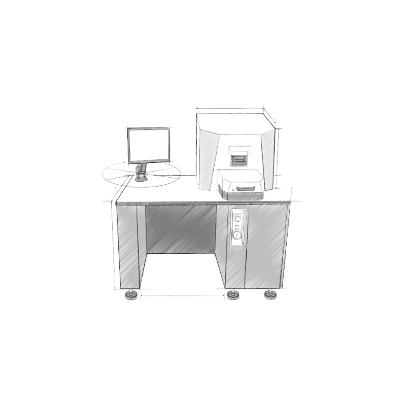 Sketch of first generation modular equipment
