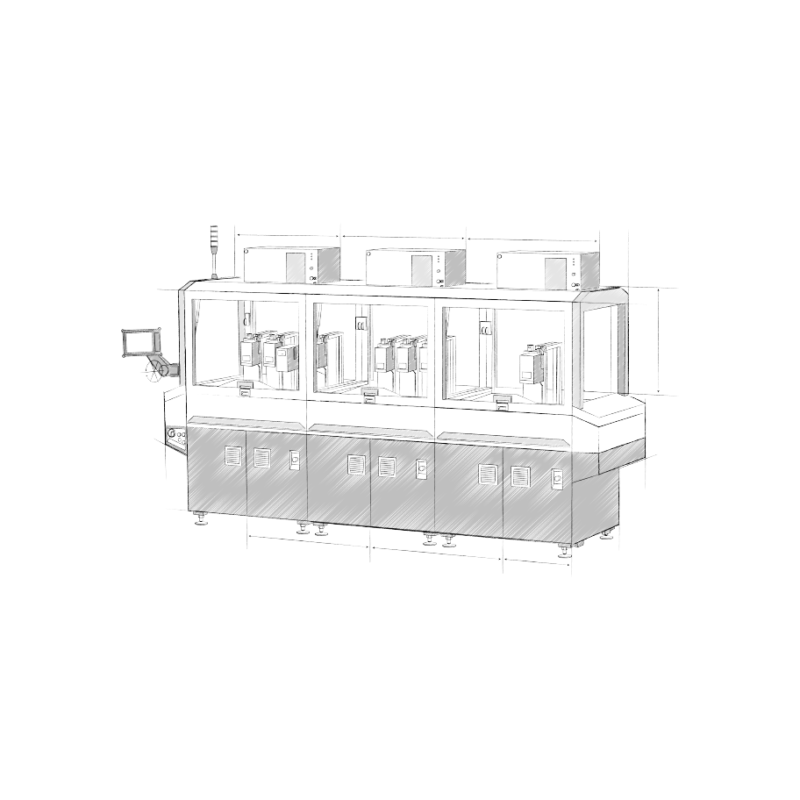 Sketch of third generation modular equipment 2012