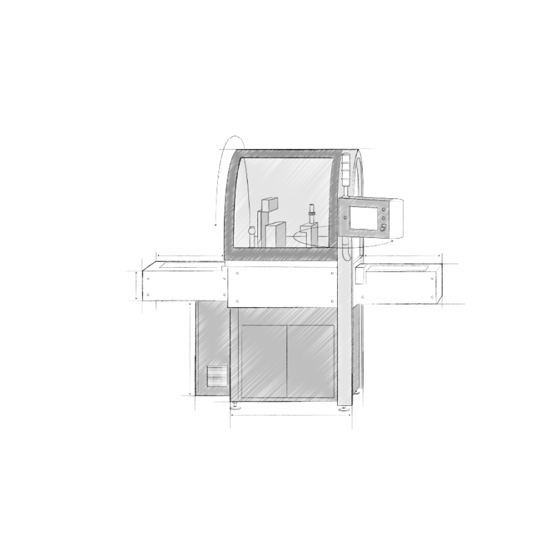 Sketch of second generation modular equipment