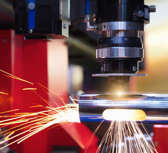 cutting metal with laser